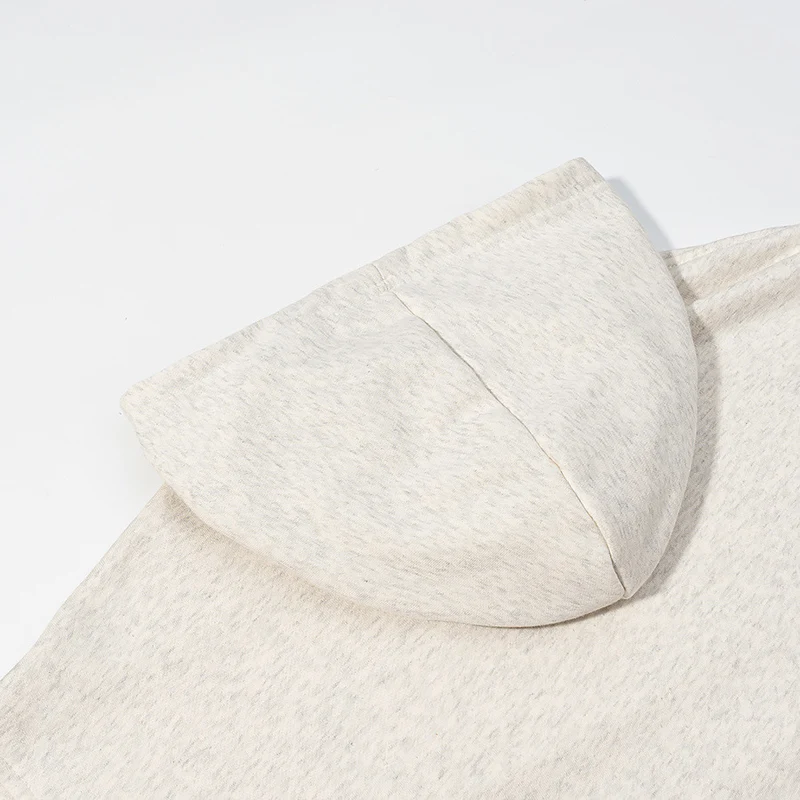 Damen Oversized Kapuzenpullover mit Leoprint-Futter und Destroy-Details Nord Taschen