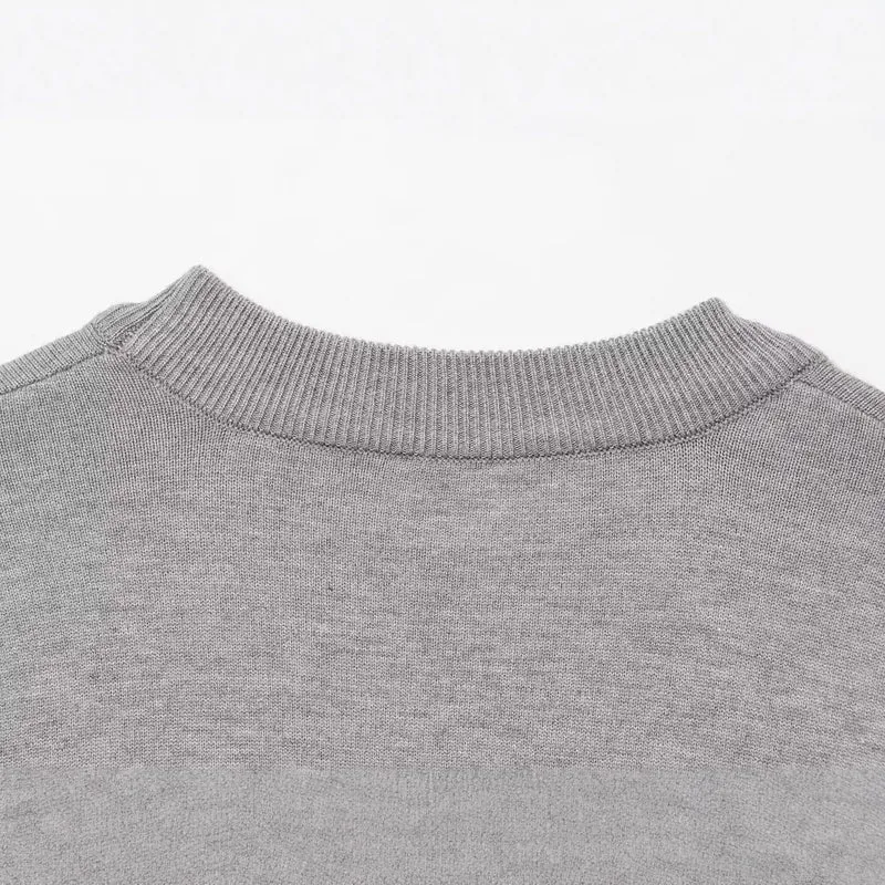 Damen Oversize Pullover mit weitem Rundhalsausschnitt und Rippbündchen Nord Taschen