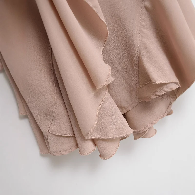Damen Midirock mit stufigen Volants und elastischem Bund Nord Taschen
