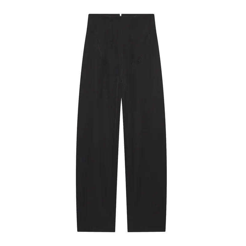Damen Longline-Blazer mit schmalem Stehkragen und Pattentaschen Nord Taschen