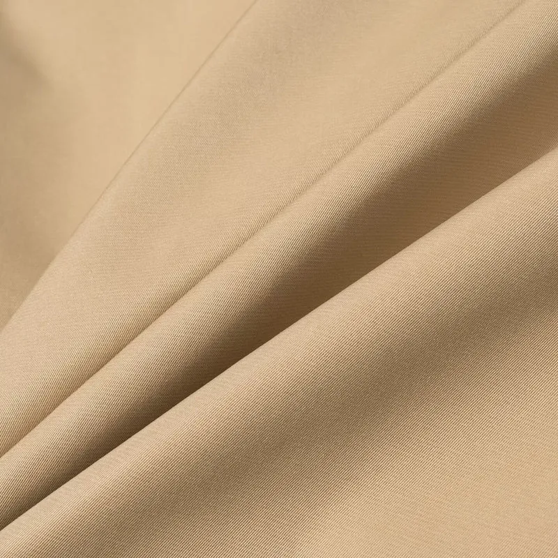 Damen Kurzjacke im Safari‑Stil mit Taillengürtel und übergroßen Manschetten Nord Taschen