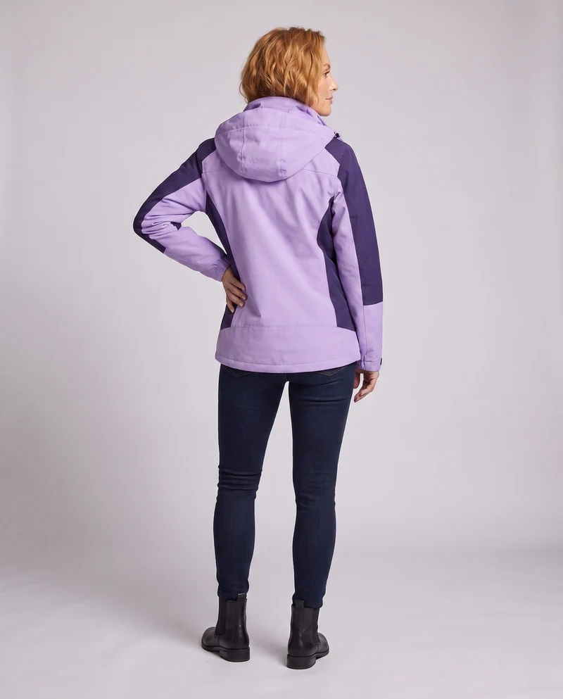 Damen Zwei-Lagen Softshell Parka mit wärmendem Fleece-Innenfutter und verstellbarer Kapuze Nord Taschen