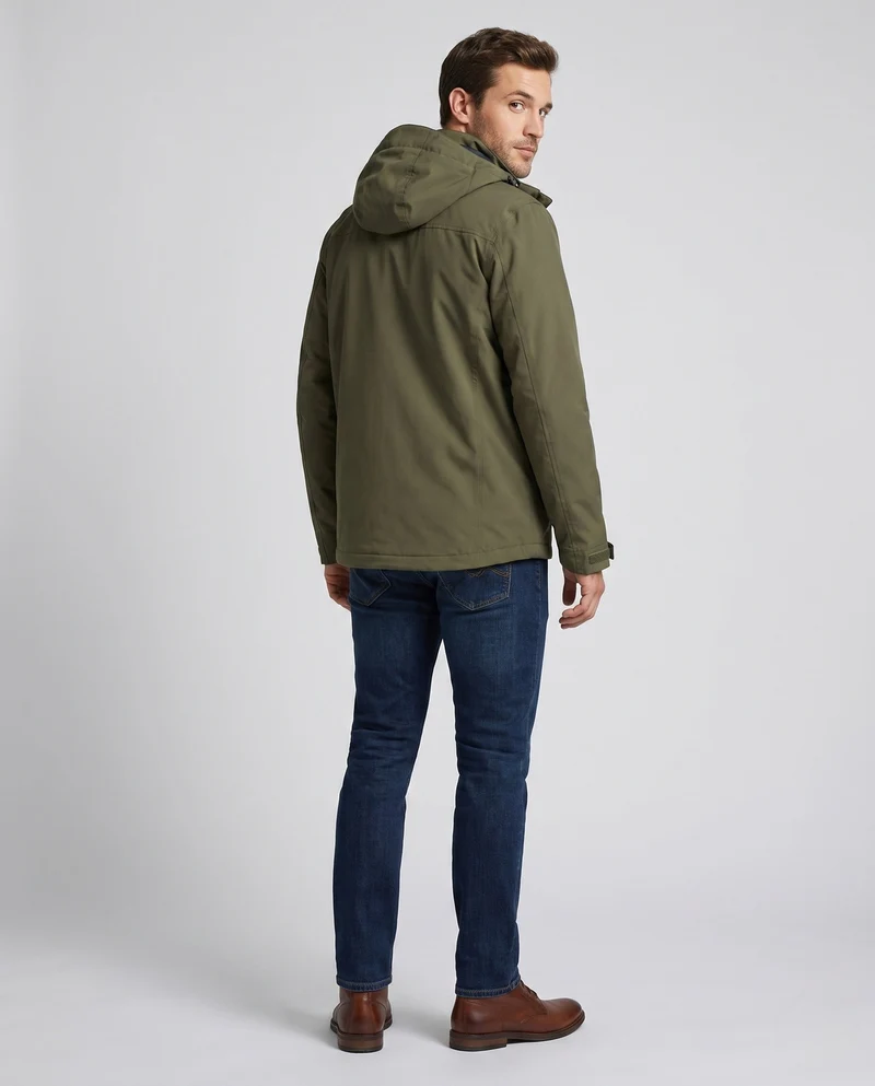 Atmungsaktive leichte Outdoor-Jacke für Herren mit Kapuze, Mesh-Innenfutter und mehreren Taschen Nord Taschen