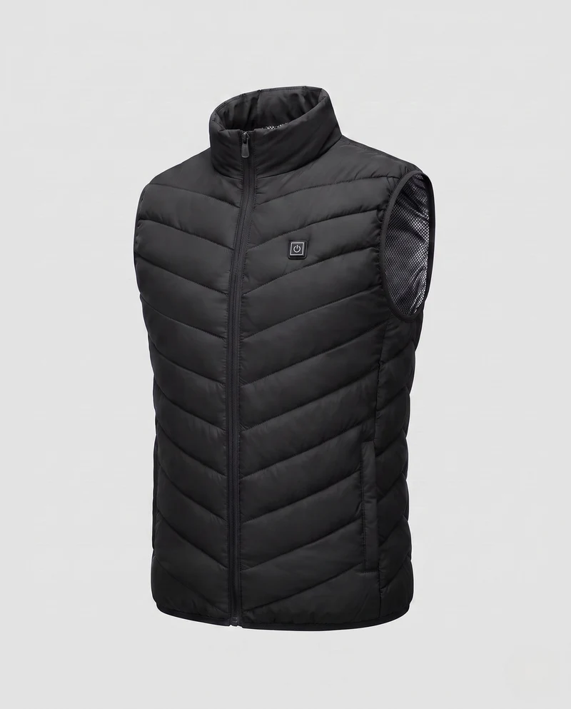 Herren beheizbare Thermo-Weste mit Multi-Zonen-Heizsystem und USB-Anschluss Nord Taschen