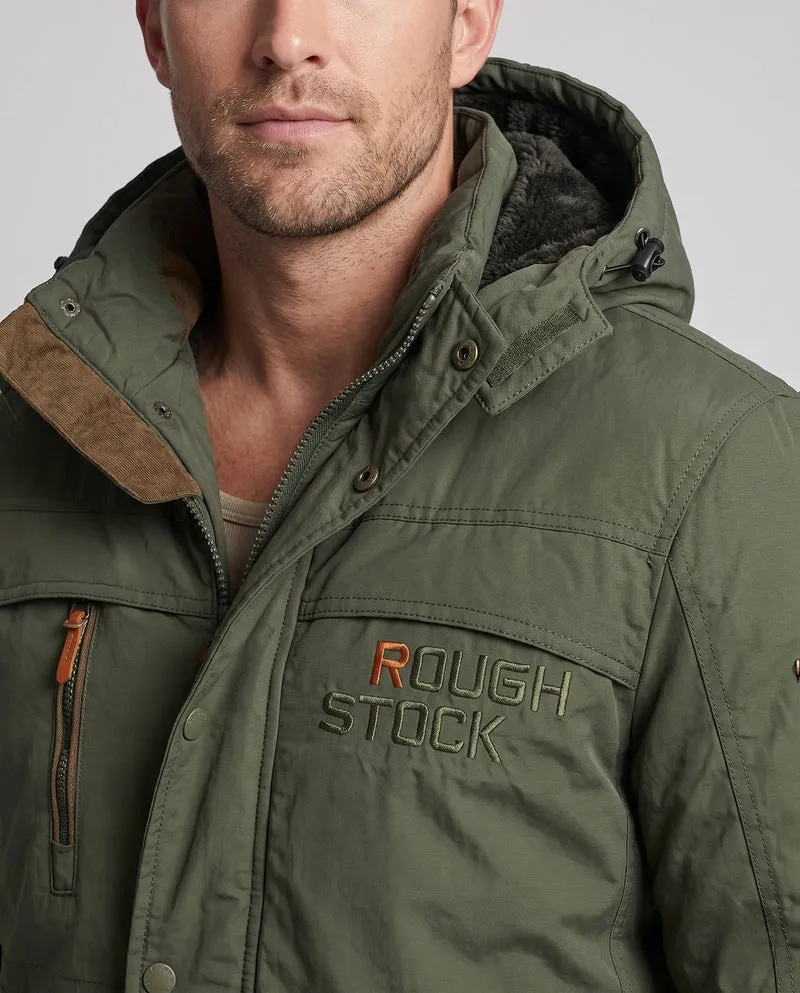 Herren kurz gepolsterte Field Blouson mit gesteppter thermischer Fütterung und Klapptaschen Nord Taschen
