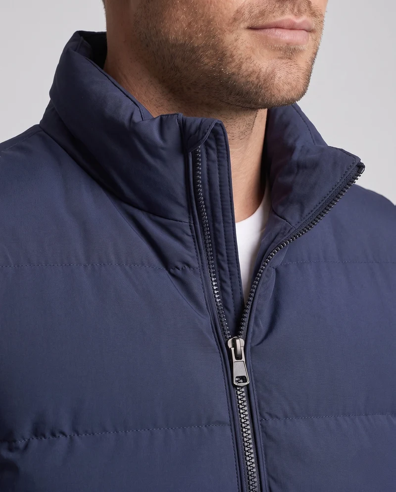 Leichte gesteppte Herren-Thermoweste mit Stehkragen und wasserabweisender Oberfläche Nord Taschen