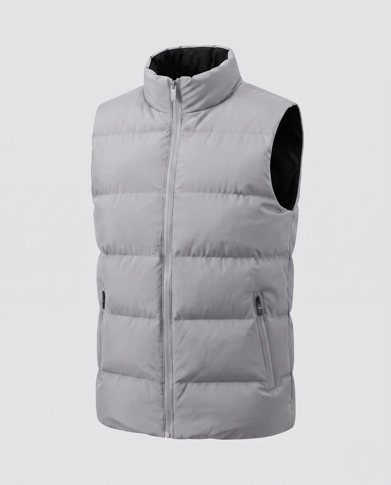 Leichte gesteppte Herren-Thermoweste mit Stehkragen und wasserabweisender Oberfläche Nord Taschen