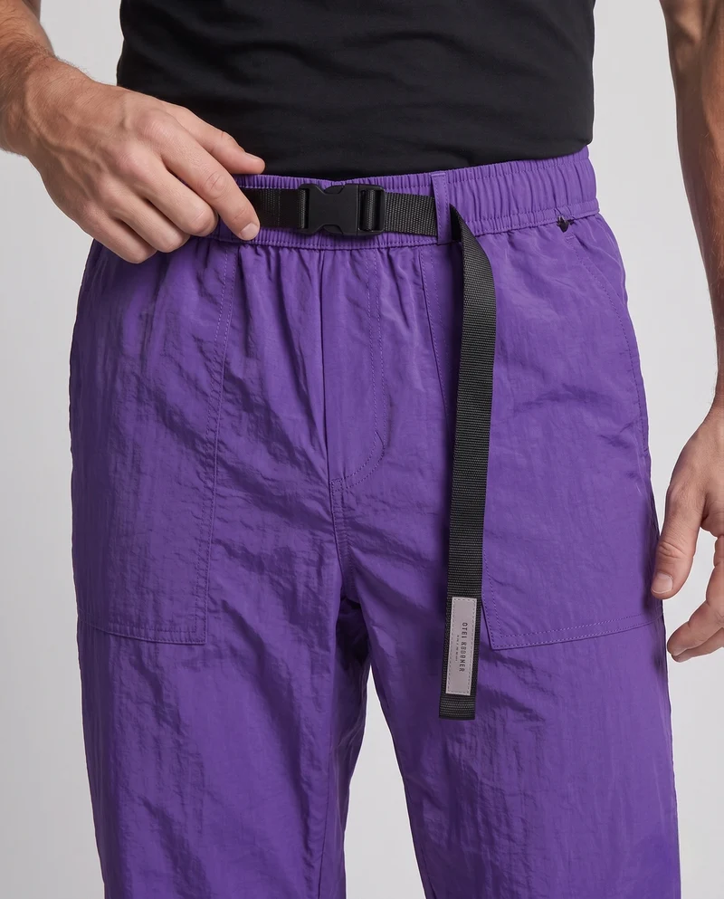 Herren leichte Nylon Utility-Hose mit elastischem Bund und Gurtverschluss Nord Taschen