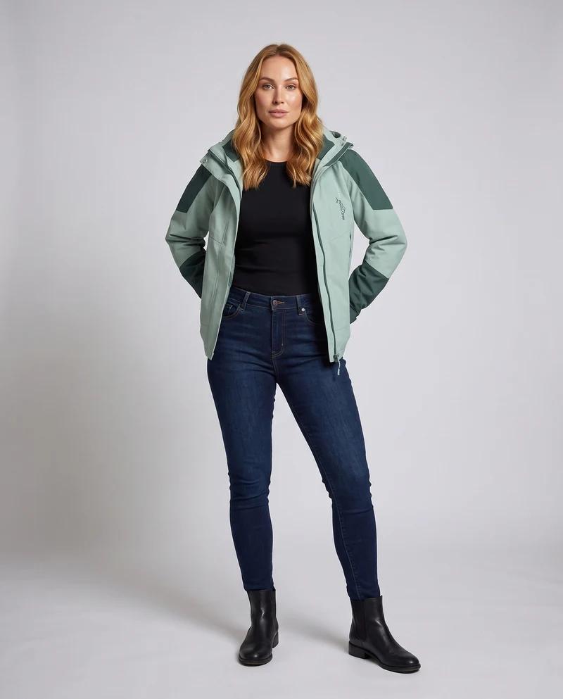 Damen Funktions-Wasserfest Sportjacke Nord Taschen