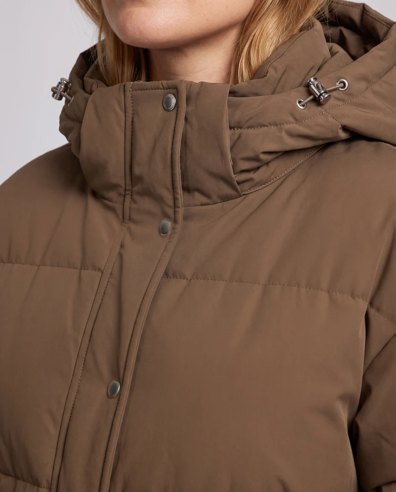 Damen isolierte Winterjacke mit Kapuze Nord Taschen