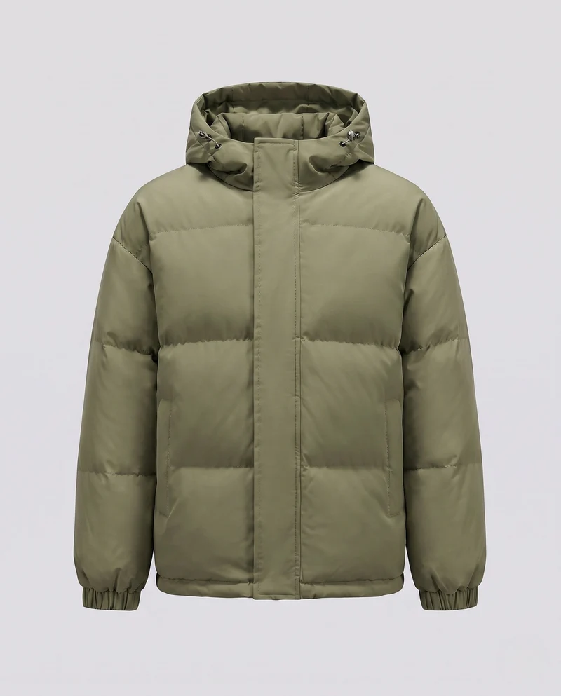 Damen isolierte Winterjacke mit Kapuze Nord Taschen
