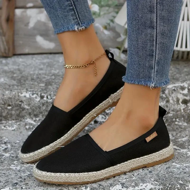 Benedita | Espadrilles, flache, leichte Schuhe aus Segeltuch
