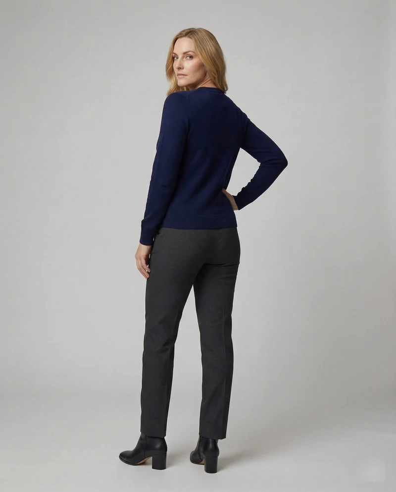 Damen Feinstrick Cardigan mit Knopfleiste und weichem Material