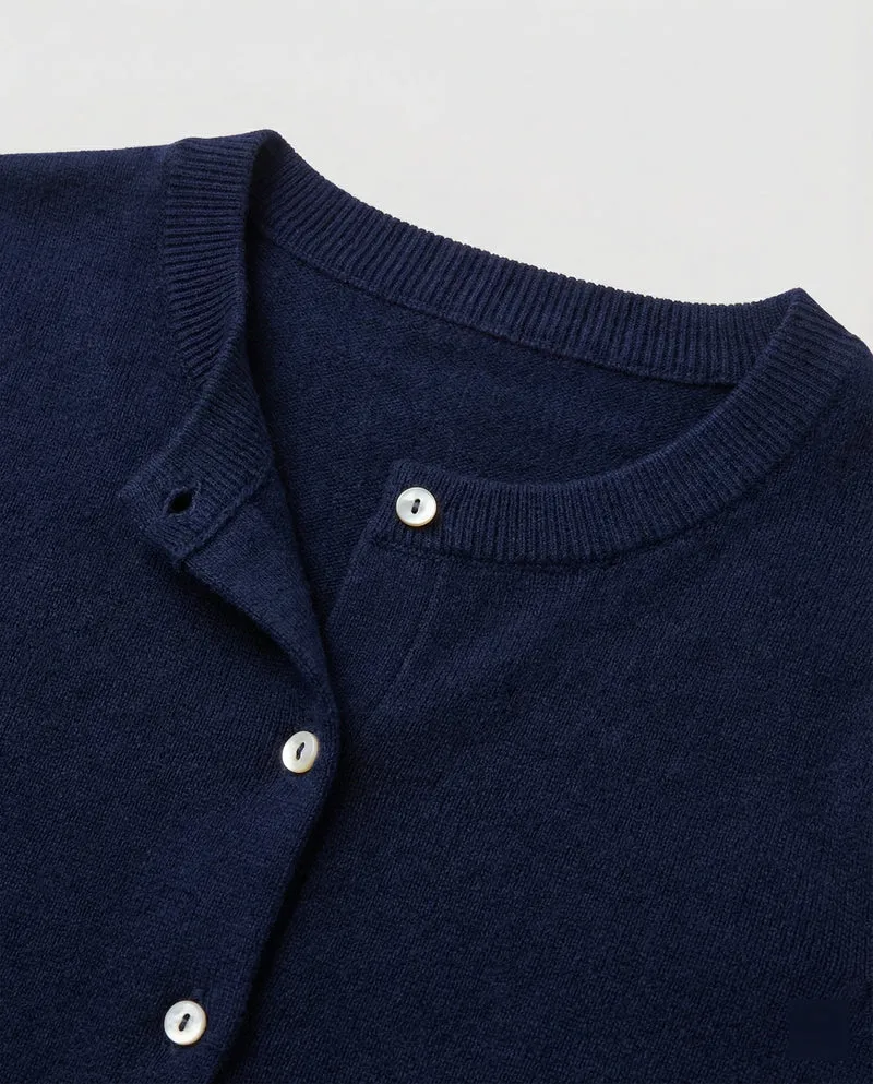 Damen Feinstrick Cardigan mit Knopfleiste und weichem Material