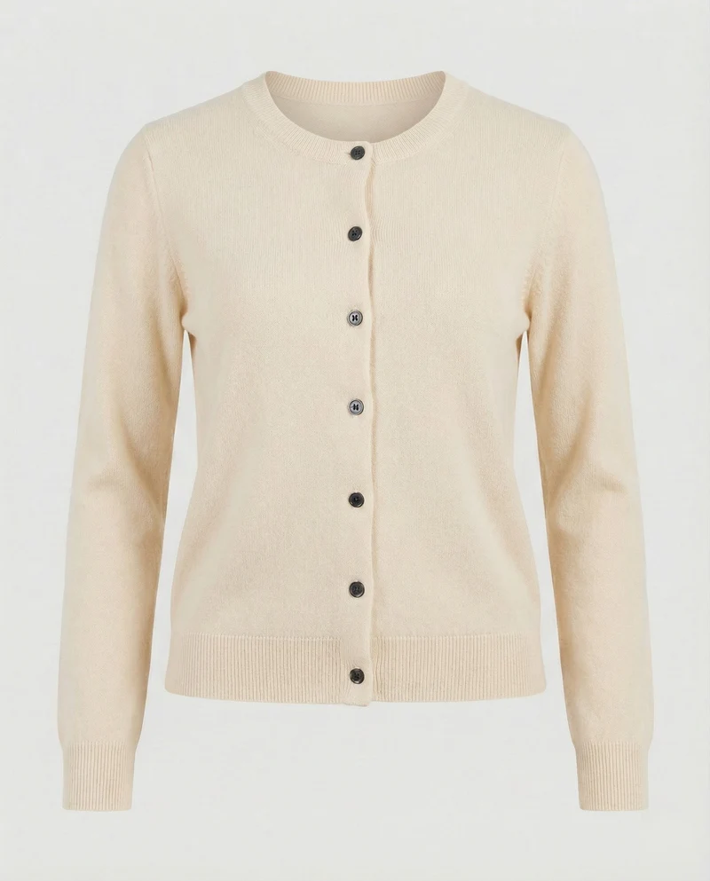 Damen Feinstrick Cardigan mit Knopfleiste und weichem Material