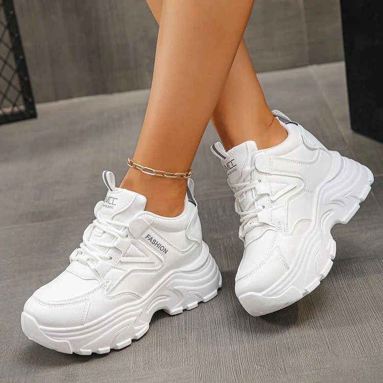 Damen Sneaker mit sportlichem Design und dämpfender Sohle