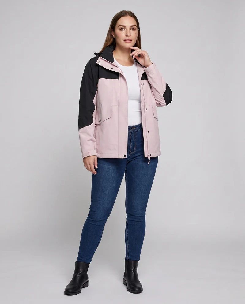 Damen Sportliche Funktionale Jacke Nord Taschen