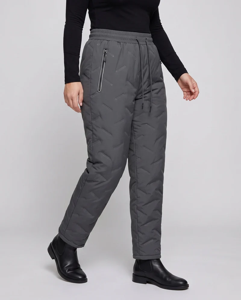 Damen Sportliche Thermo Jogginghose Nord Taschen