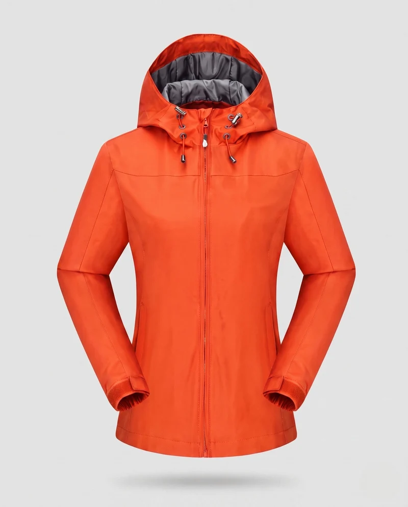 Damen technische Sportjacke mit verstellbarer Kapuze Nord Taschen
