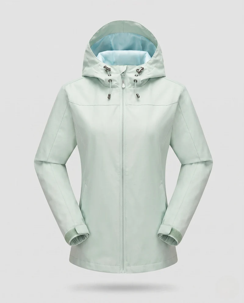 Damen technische Sportjacke mit verstellbarer Kapuze Nord Taschen