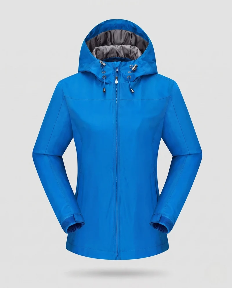 Damen technische Sportjacke mit verstellbarer Kapuze Nord Taschen