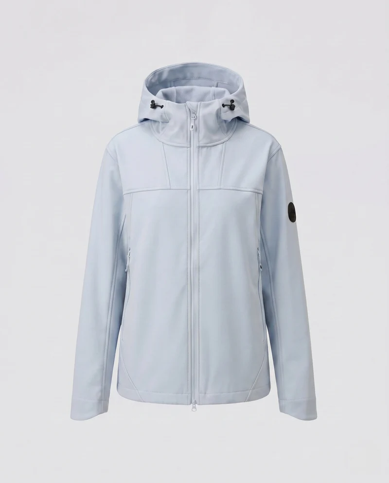 Damen wasserabweisende Outdoorjacke mit verstellbarem Kapuze Nord Taschen