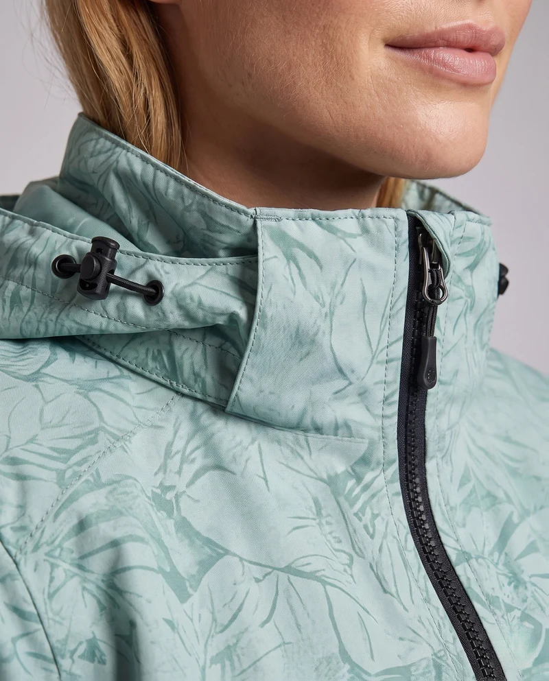 Damen winddichte Sportjacke mit Kapuze Nord Taschen