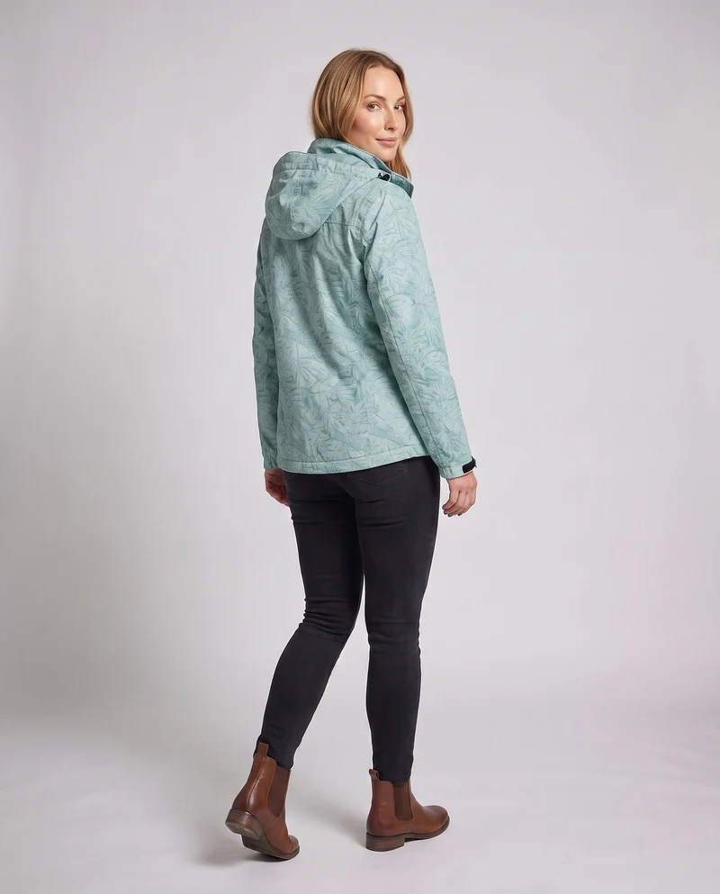 Damen winddichte Sportjacke mit Kapuze Nord Taschen