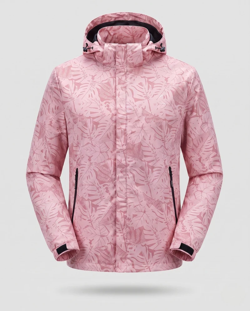 Herren atmungsaktive Übergangsjacke mit Kapuze Nord Taschen