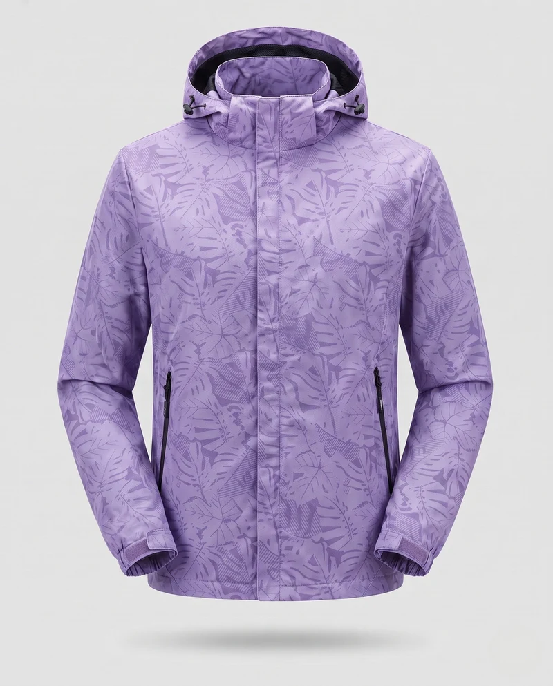 Herren atmungsaktive Übergangsjacke mit Kapuze Nord Taschen
