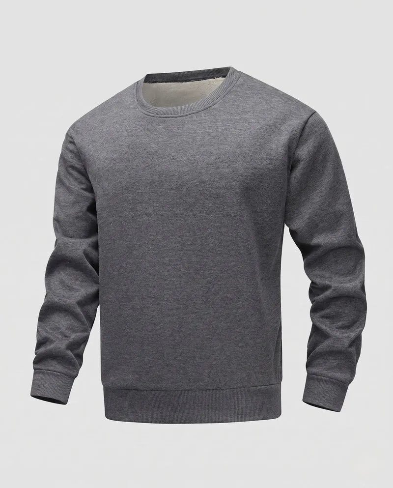 Männer Sweatshirt mit hohem Kragen Nord Taschen
