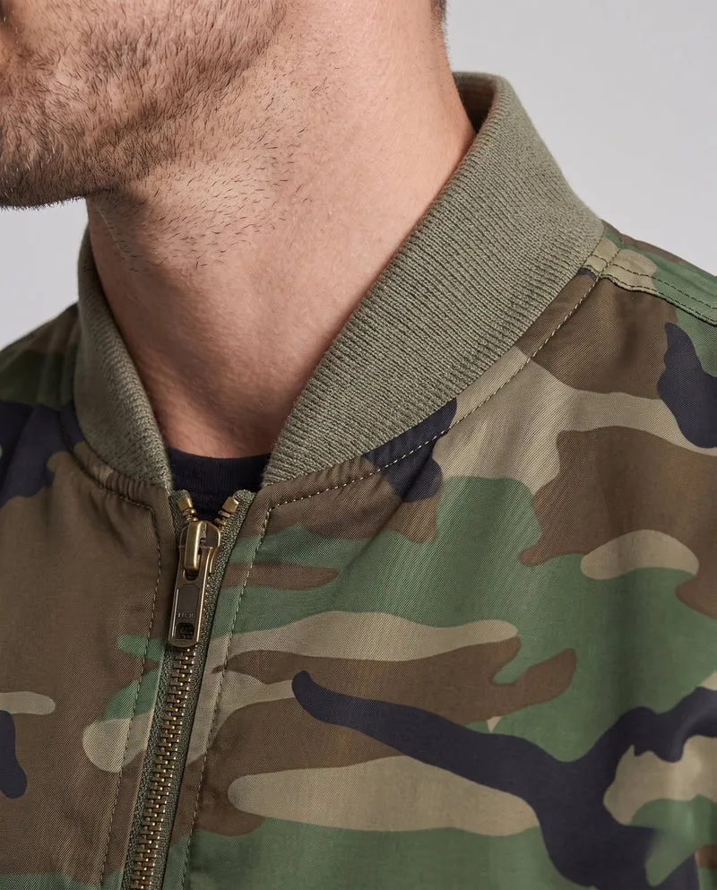 Herren Camouflage Bomberjacke mit praktischen Taschen Nord Taschen