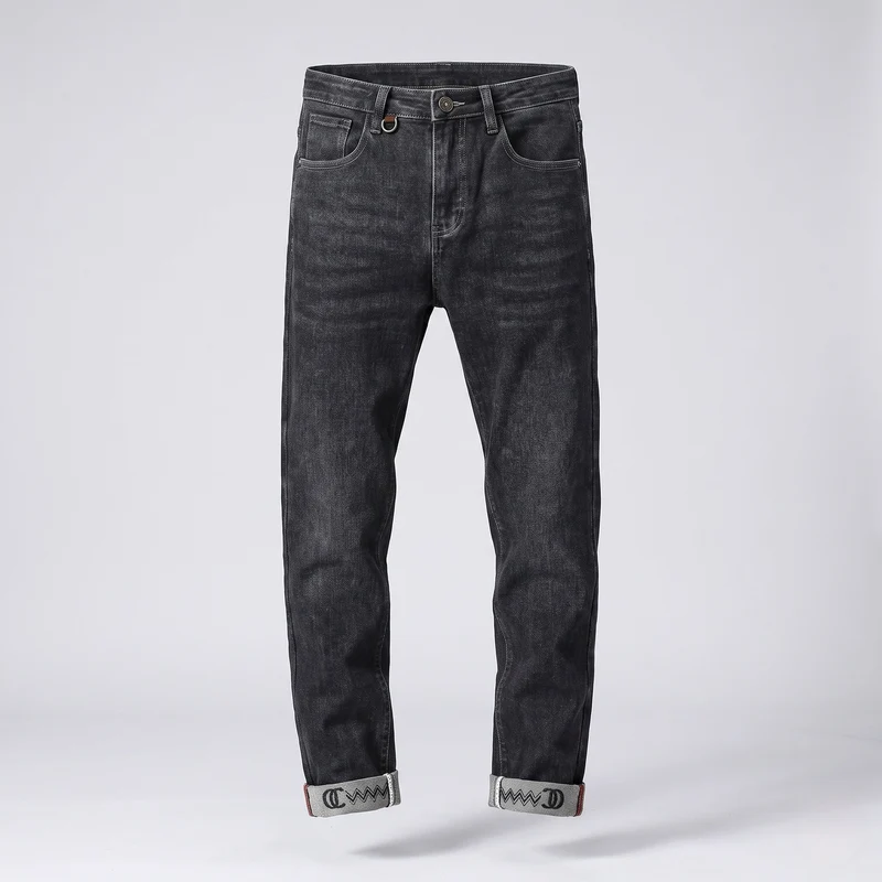 Herren elegante Slim Fit Jeans Nord Taschen