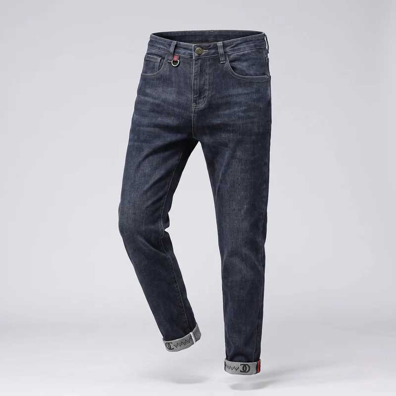 Herren elegante Slim Fit Jeans Nord Taschen