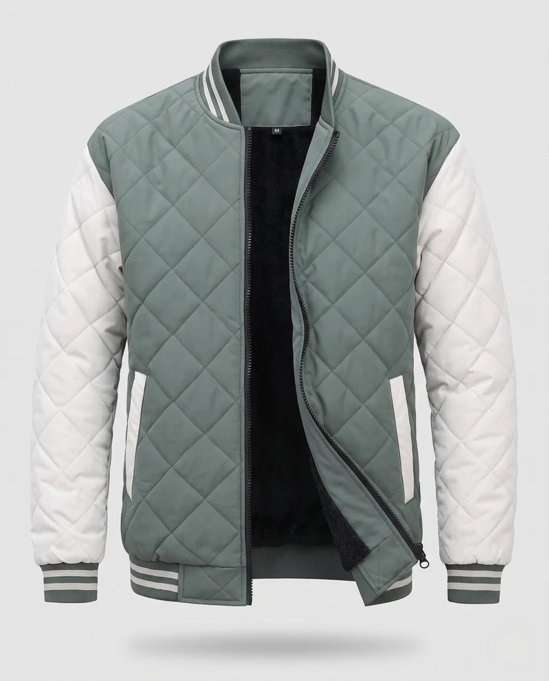 Herren Elegante und Isolierte gepolsterte Jacke Nord Taschen