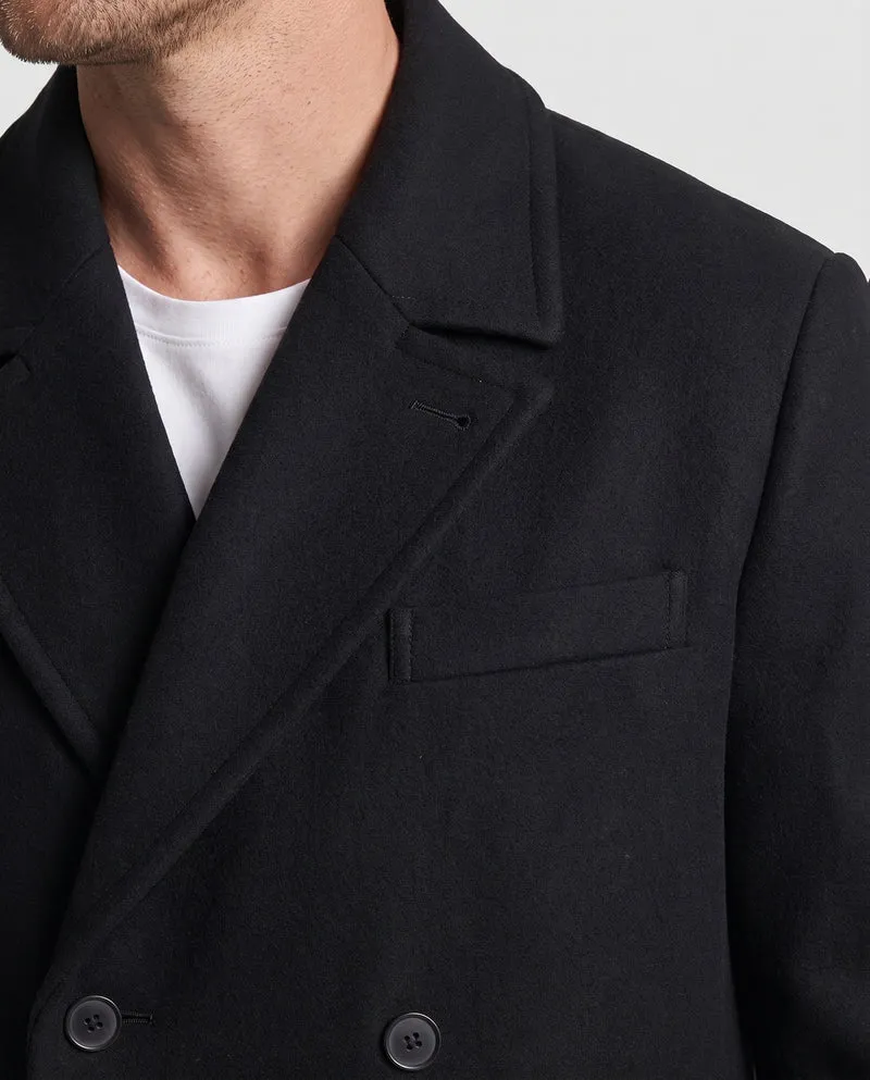 Herren eleganter Wollmantel Nord Taschen
