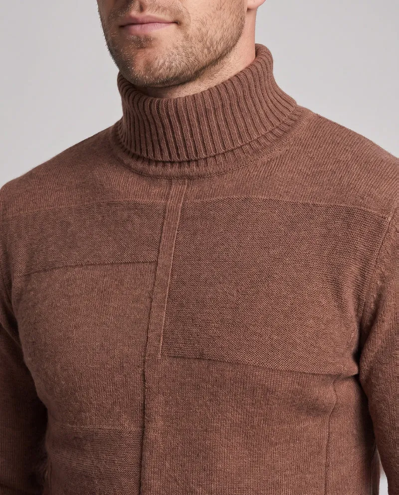 Eleganter Herren Rollkragenpullover Nord Taschen