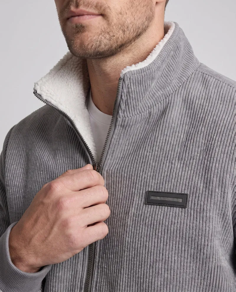 Herren Flauschige Strickjacke Nord Taschen