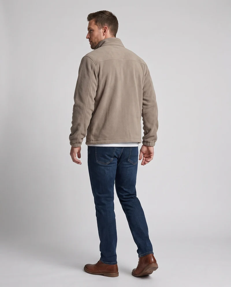 Herren Fleecejacke mit hochwertigem Innenfutter Nord Taschen