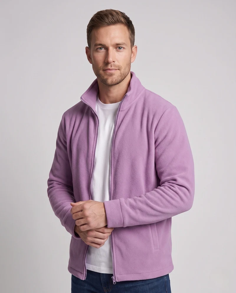 Herren Fleecejacke mit seitlichen Taschen Nord Taschen
