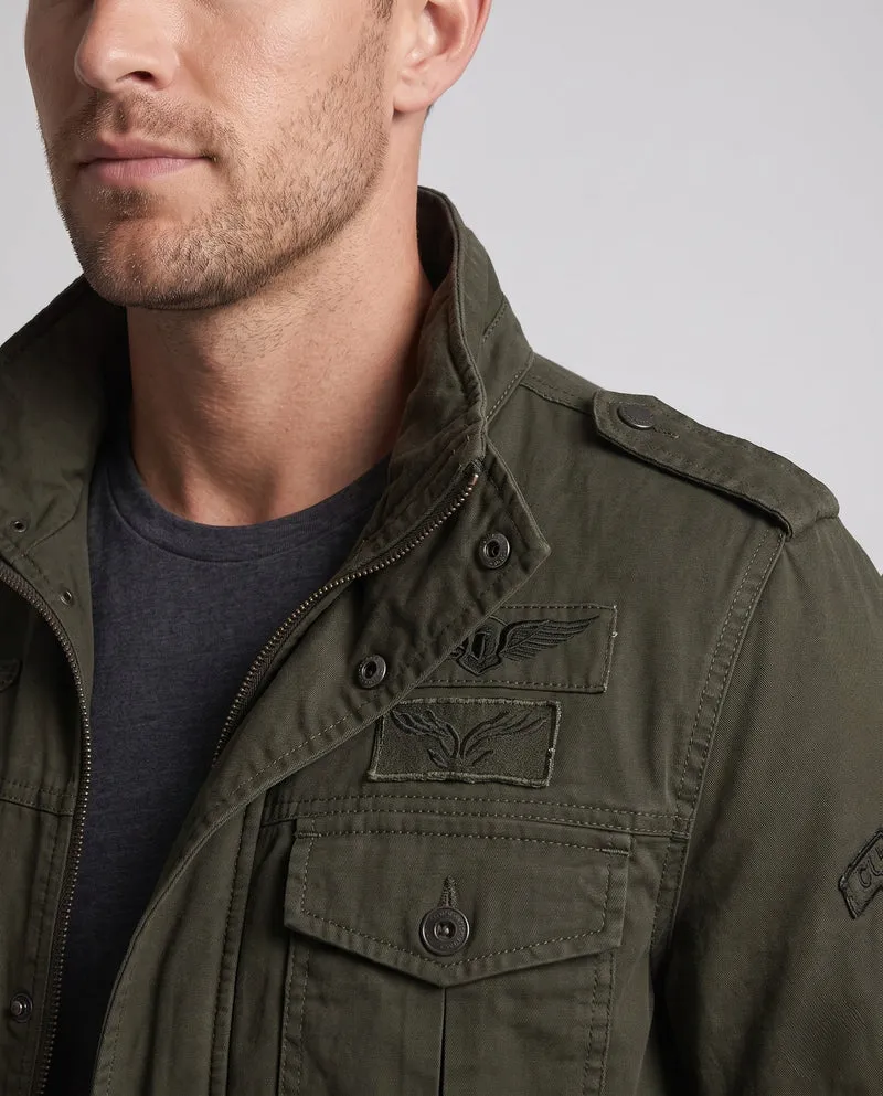 Herren Freizeitjacke im Militärstil Nord Taschen