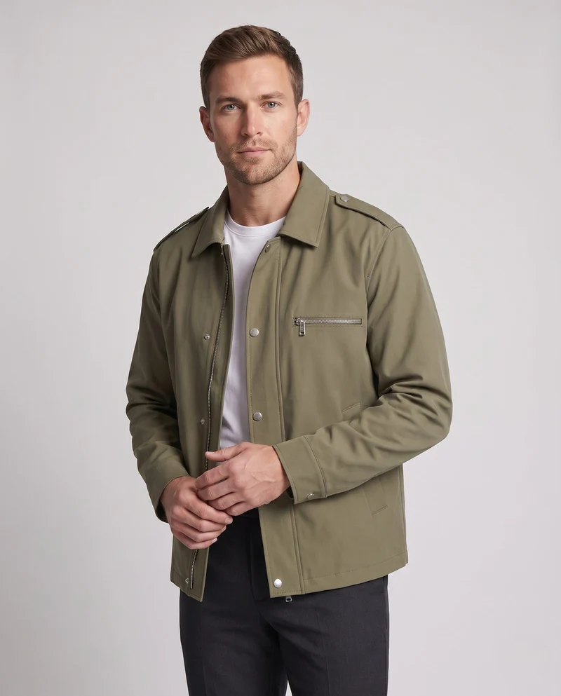 Herren Freizeitjacke mit praktischen Reißverschlusstaschen Nord Taschen
