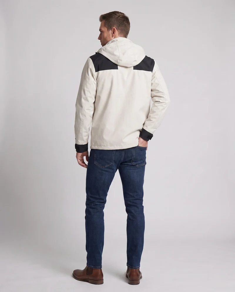 Herren Freizeitjacke mit verstellbarem Kapuze Nord Taschen