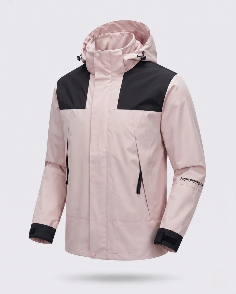 Herren Freizeitjacke mit verstellbarem Kapuze Nord Taschen