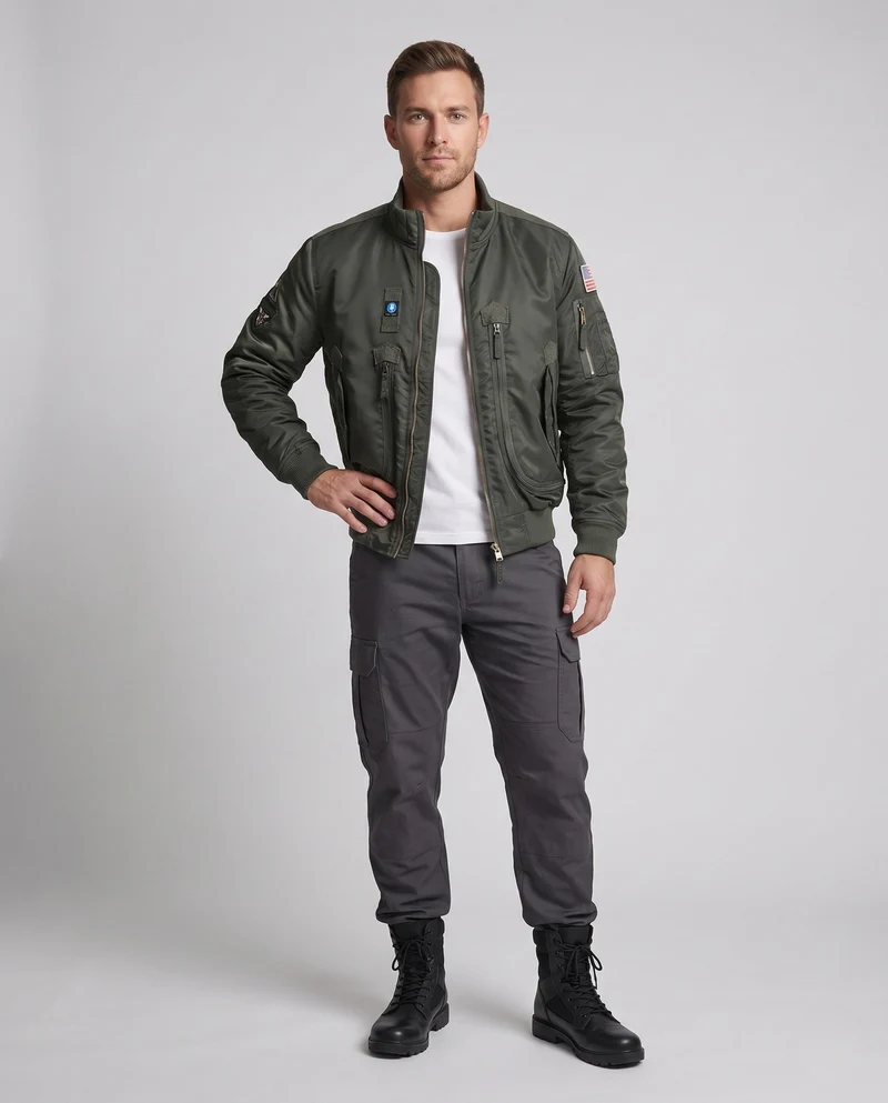 Herren Funktions-Bomberjacke Nord Taschen 1787797344