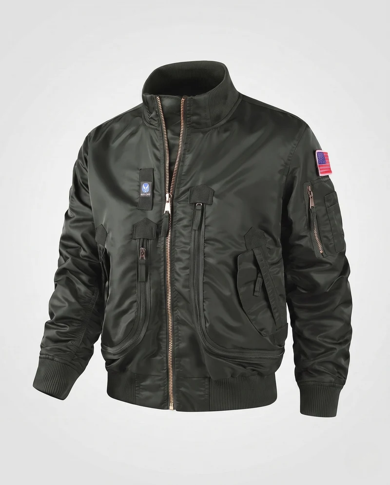 Herren Funktions-Bomberjacke Nord Taschen 1787797344