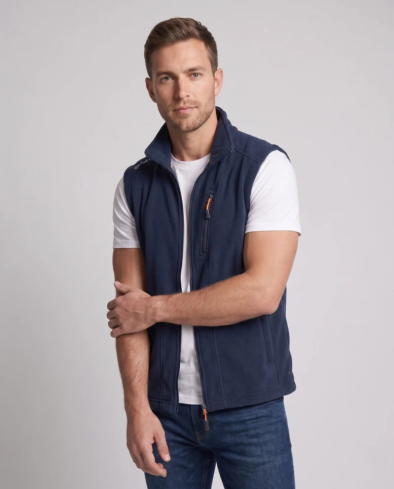 Herren Funktions-Fleece-Weste Nord Taschen