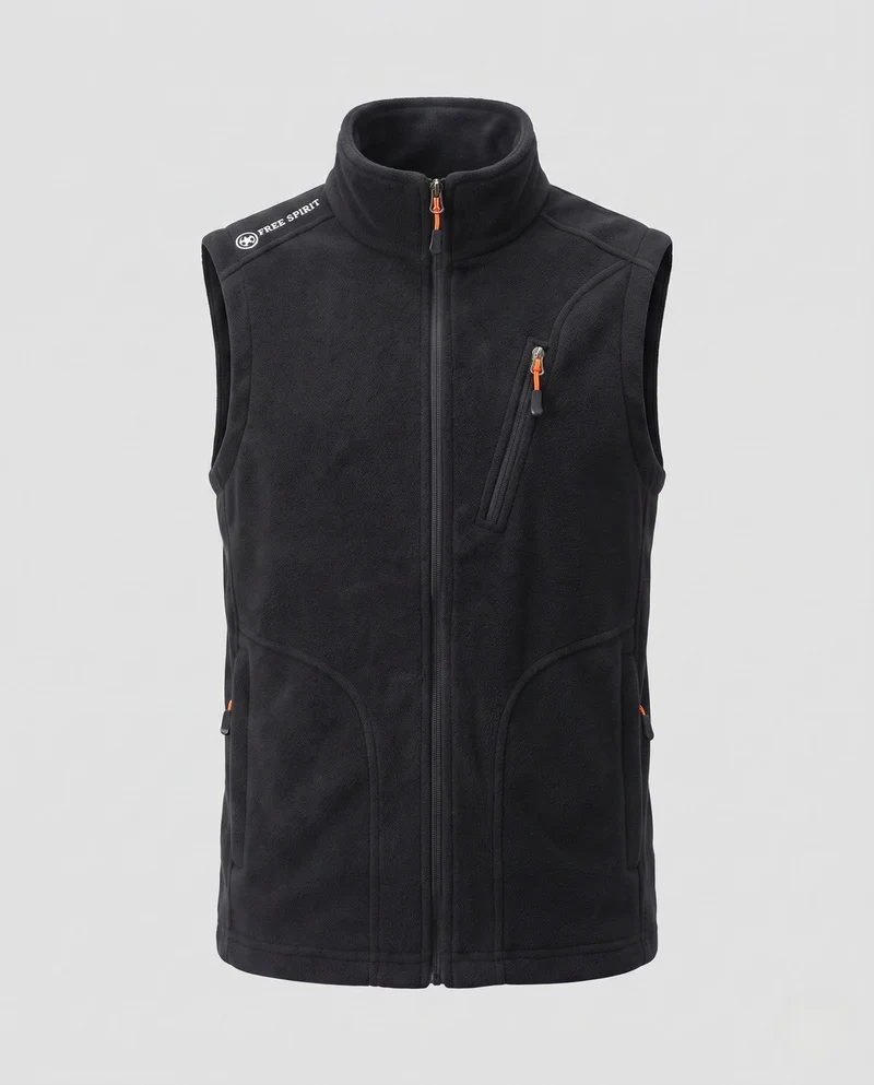 Herren Funktions-Fleece-Weste Nord Taschen