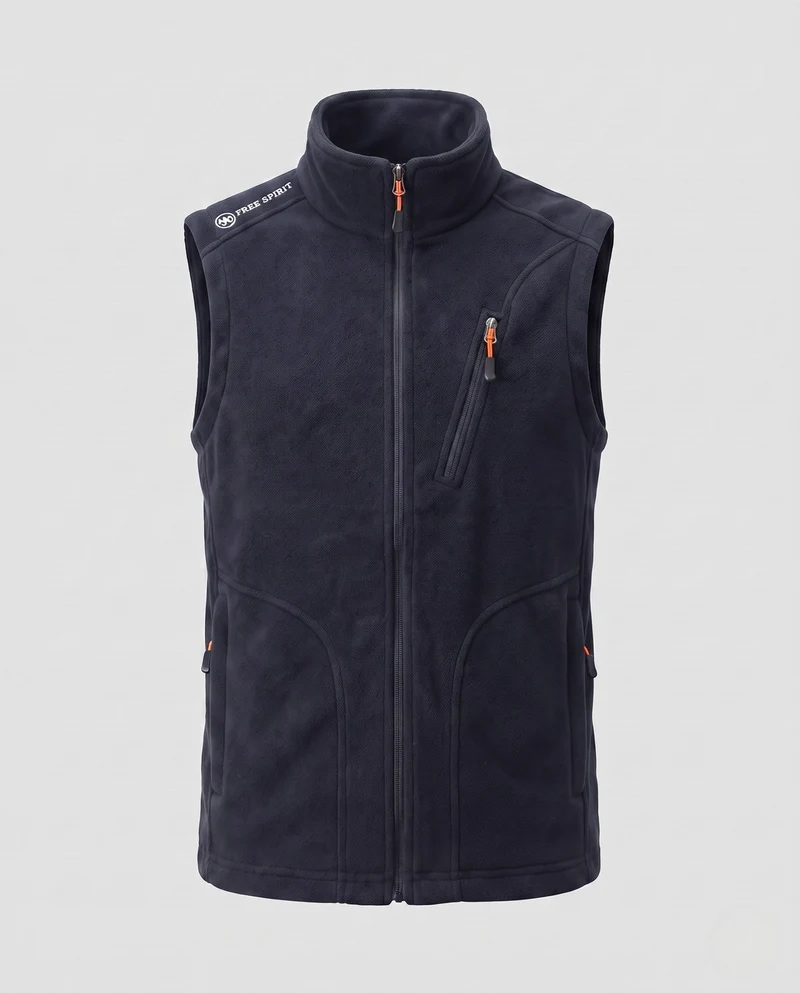 Herren Funktions-Fleece-Weste Nord Taschen