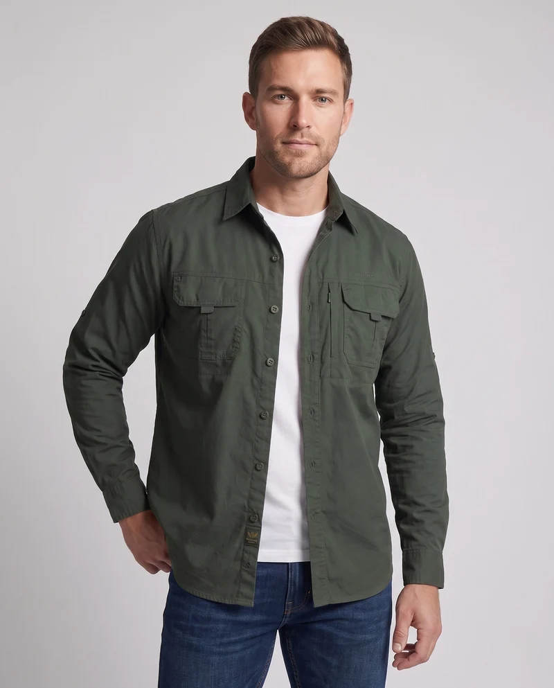 Herren Funktionshemdjacke Nord Taschen